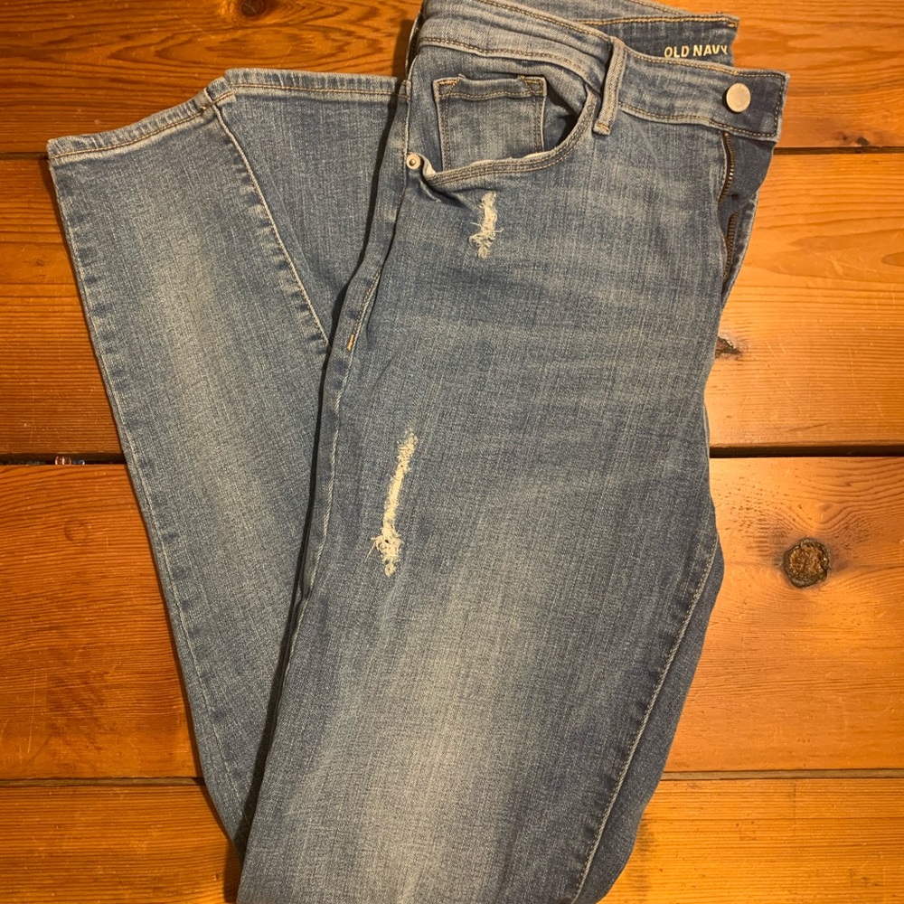 Old Navy rockstar jeans, size 10